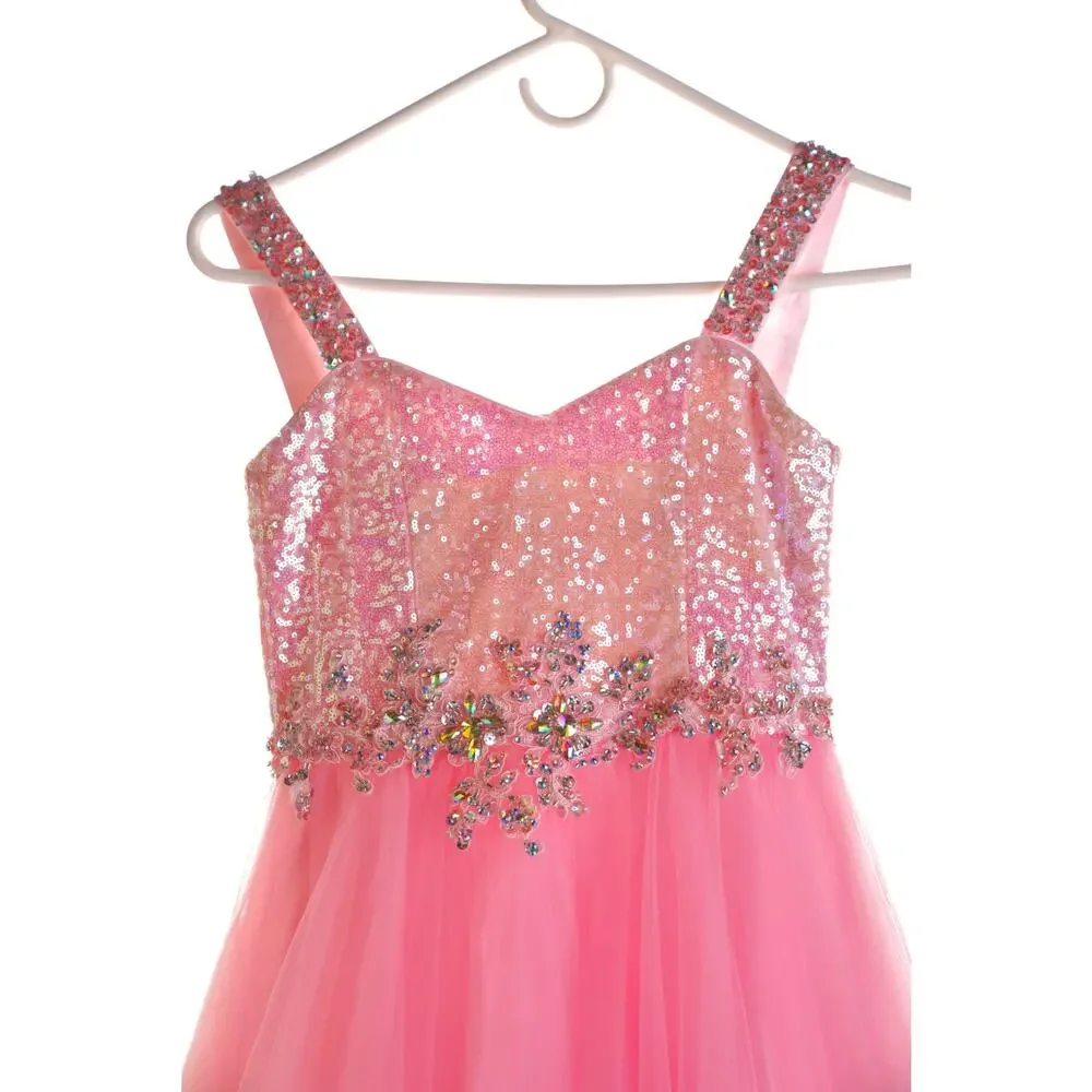 Tiffany Girls Formal Pink Dress